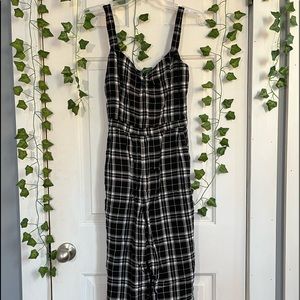Black and White plaided one piece